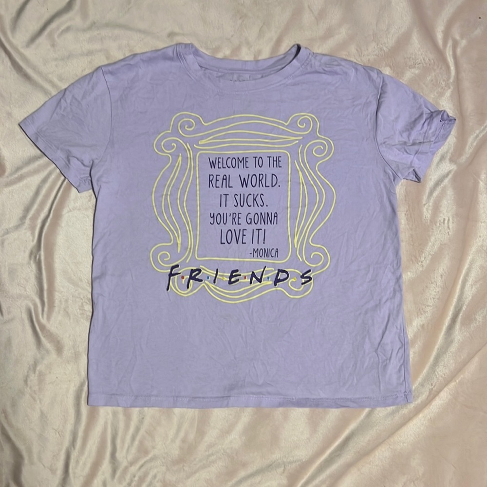 women’s purple friends t-shirt